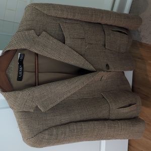 Ralph Lauren blazer size 4 tweed